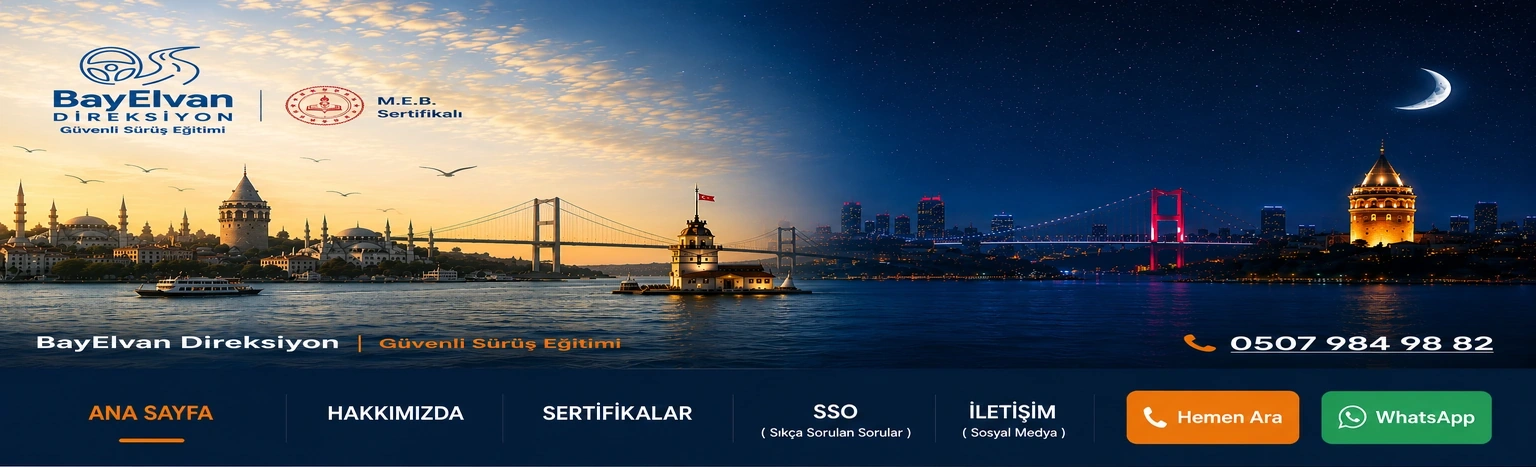 BayElvan Direksiyon İstanbul gündüz ve gece kurumsal banner