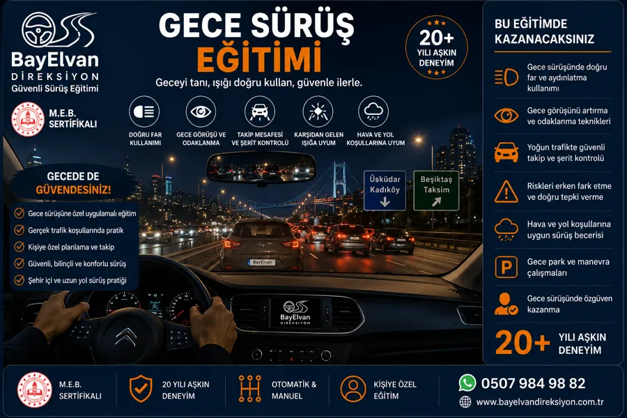 Gece Sürüş Eğitimi