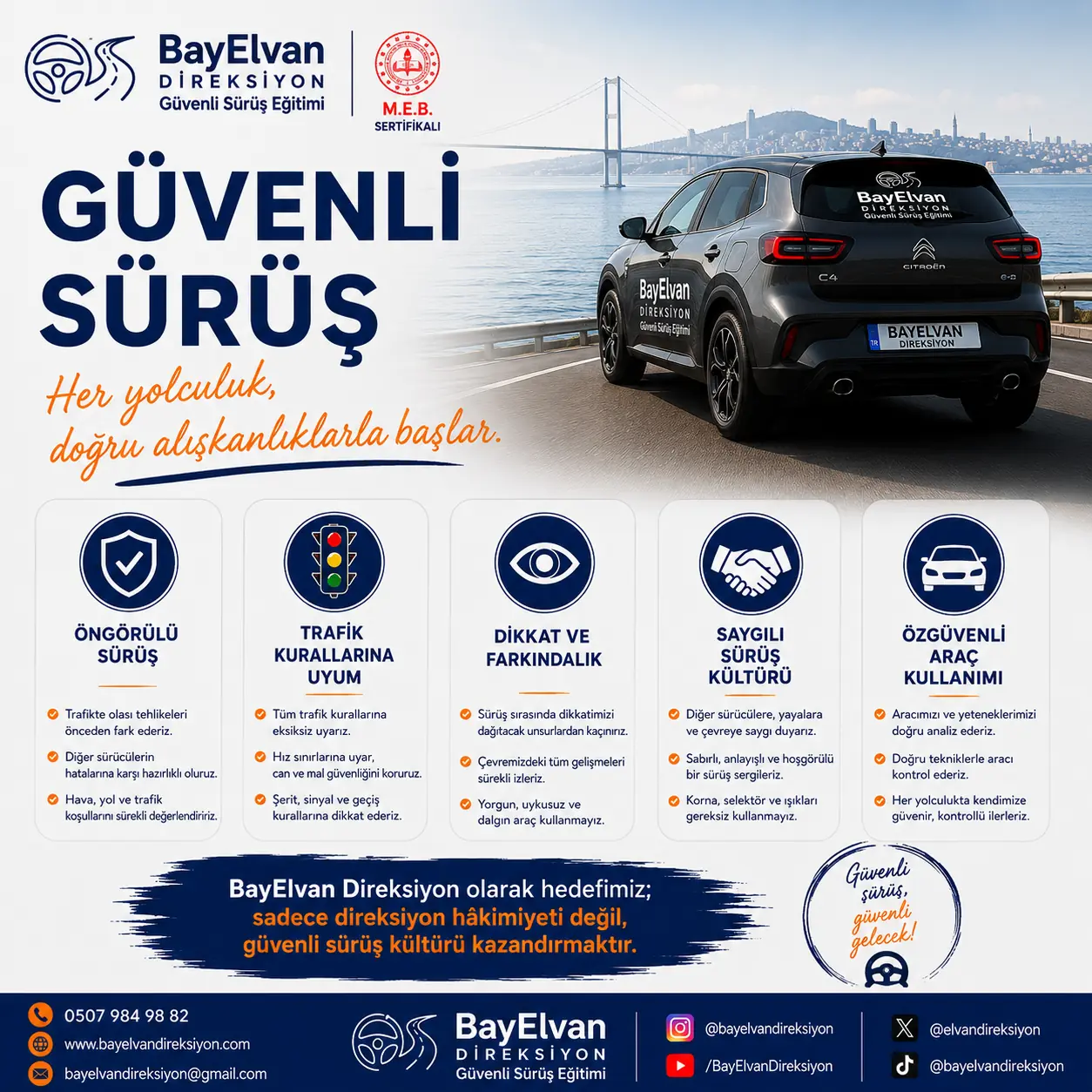 BayElvan Direksiyon Güvenli Sürüş